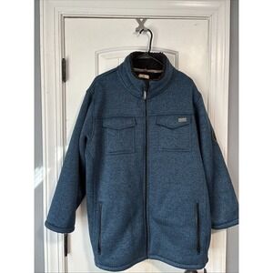 Ascend Base Camp Full Zip Mens XL Blue Black Cloud Dancer Jacket